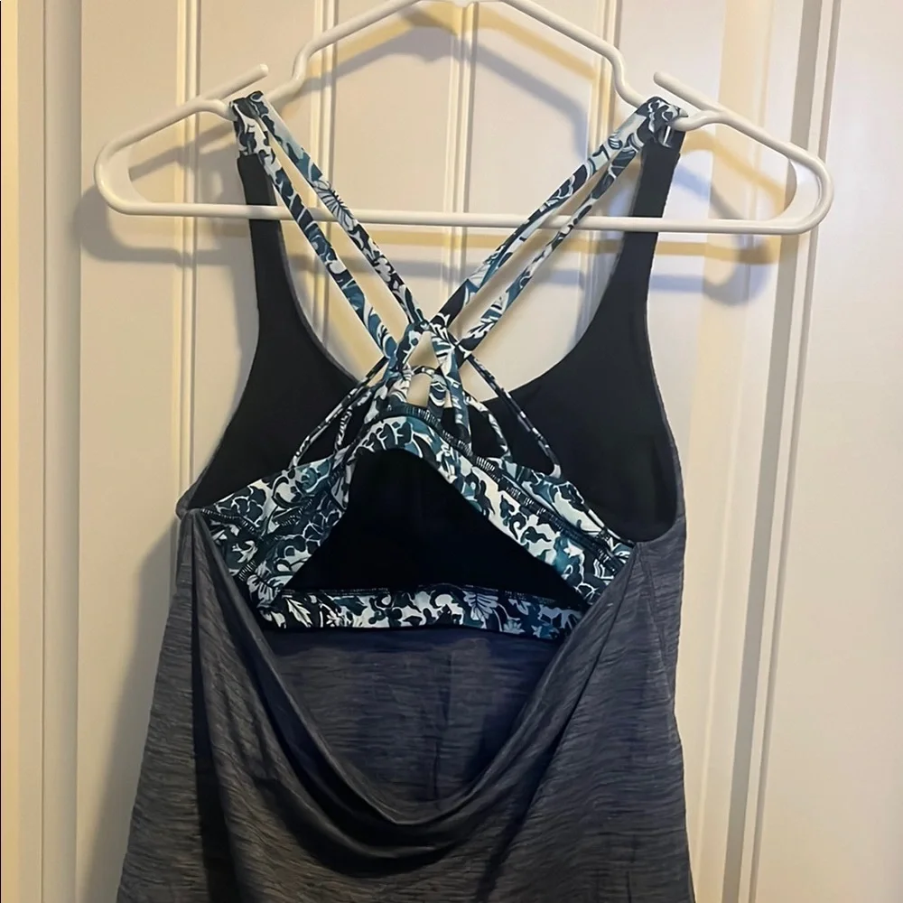 Lululemon blue Strappy Women's Top - Picture 2 of 3